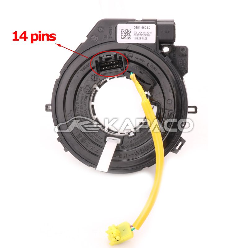  Air Spiral Bag Clock Spring Squib Ring D651-66-CS0  For Mazda 2 2007-2013